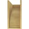 Ekena Millwork 10"W x 20"D x 20"H Classic Helena Rough Cedar Woodgrain TimberThane Corbel, Primed Tan CORUR10X20X20HELRCPR - alternate 5